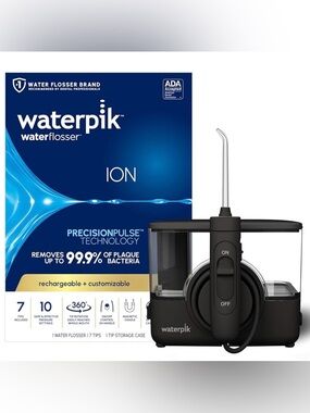 Waterpik ION Professional Water Flosser WF-12CD022-4 Black Open Box NEW